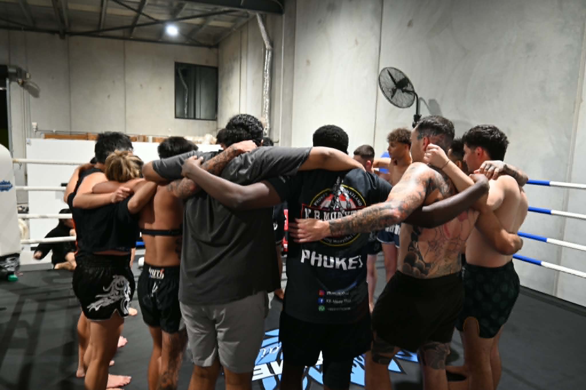 Fighters at the ring